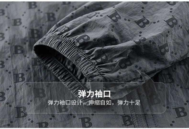 Men Thin Summer Cycling jacket Sun Protection jacket Moutain Hiking Fishing Casual Windbreaker Quick Drying Sports Hooded Coat