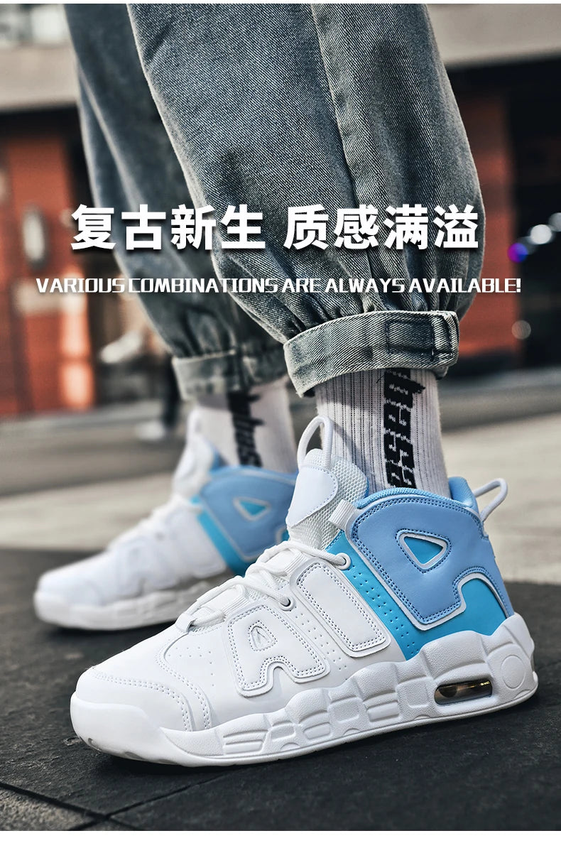 Mens Sports Running Shoes Marathon Sneakers Air Cushion Breathable Lightweight Mens Outdoor Athletic Basketball Jogging Shoes