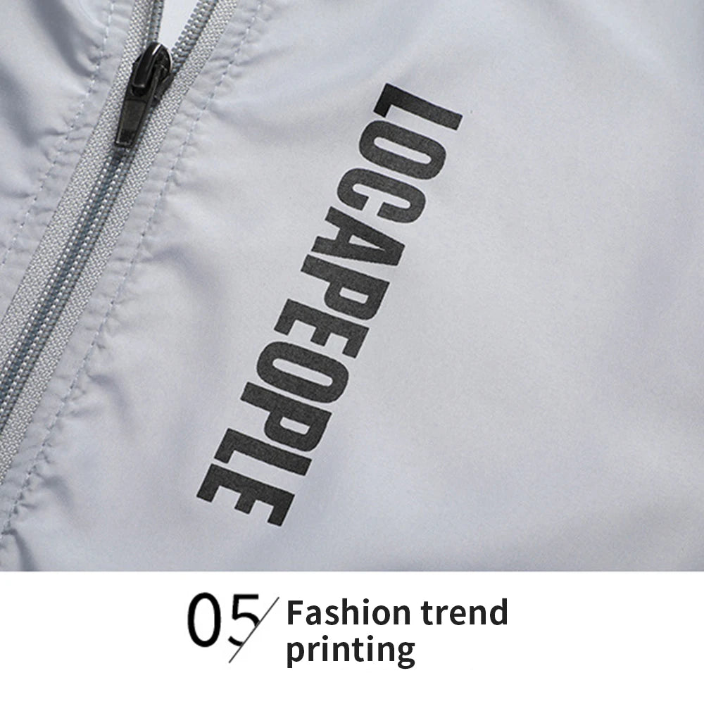 Sun Protection Male Summer Cycling Jacket Sports Casual Youth Coat Anti-UV Outdoor Sports Fitness Run Train Long Sleeve Fishing