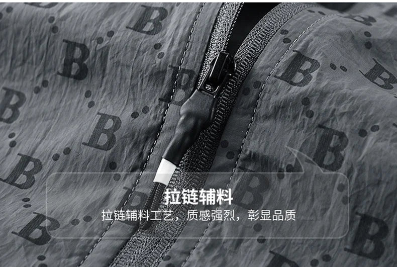 Men Thin Summer Cycling jacket Sun Protection jacket Moutain Hiking Fishing Casual Windbreaker Quick Drying Sports Hooded Coat