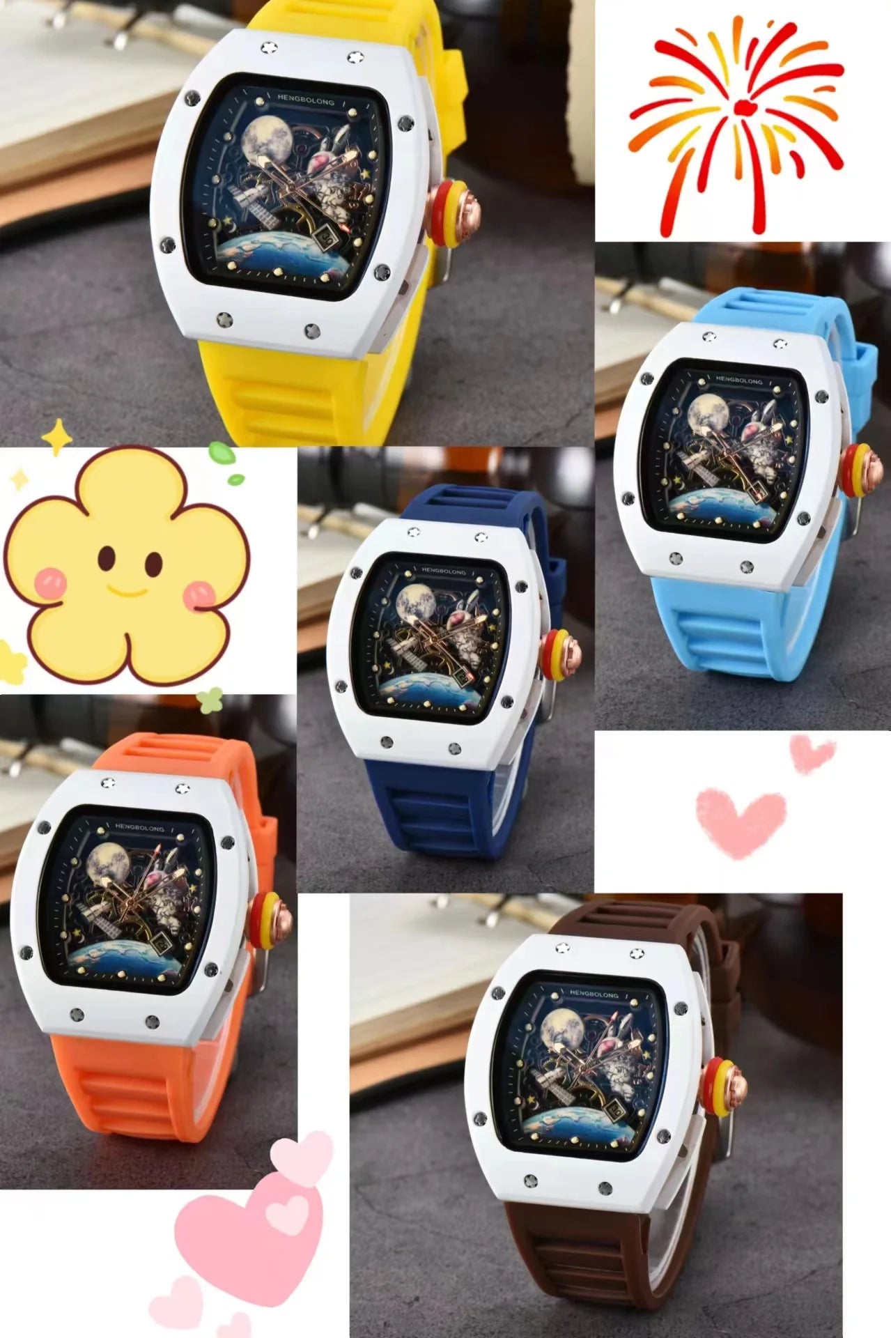 Luxury Fashion Band Tonneau Men Watch Luminous Waterproof Date Sport High Quality Quartz Watches Men Steel AAA Men Wristwatch