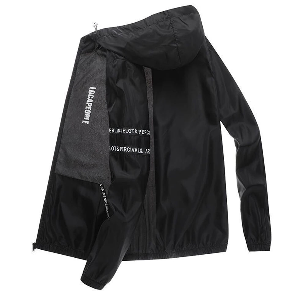 Sun Protection Male Summer Cycling Jacket Sports Casual Youth Coat Anti-UV Outdoor Sports Fitness Run Train Long Sleeve Fishing