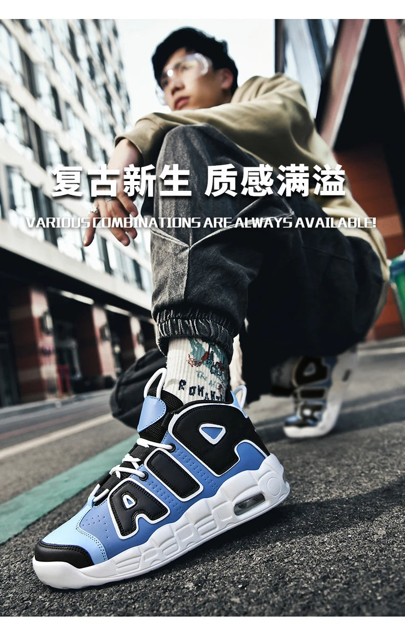 Mens Sports Running Shoes Marathon Sneakers Air Cushion Breathable Lightweight Mens Outdoor Athletic Basketball Jogging Shoes