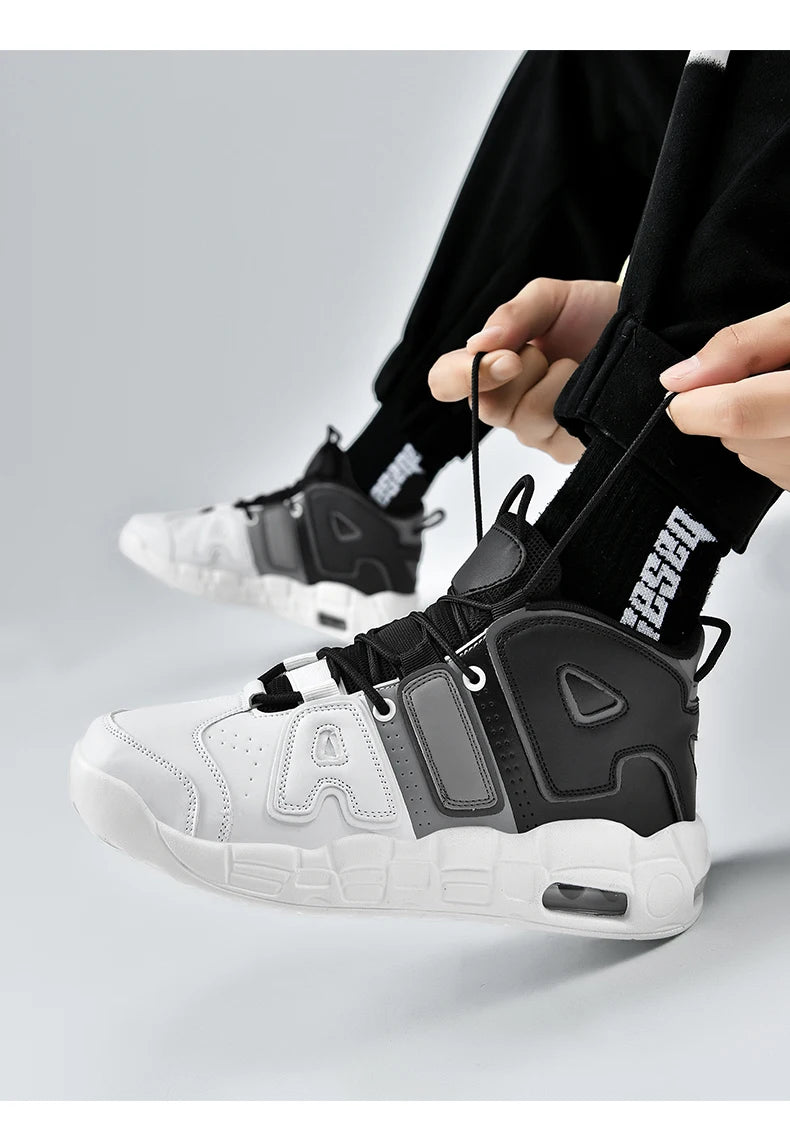 Mens Sports Running Shoes Marathon Sneakers Air Cushion Breathable Lightweight Mens Outdoor Athletic Basketball Jogging Shoes