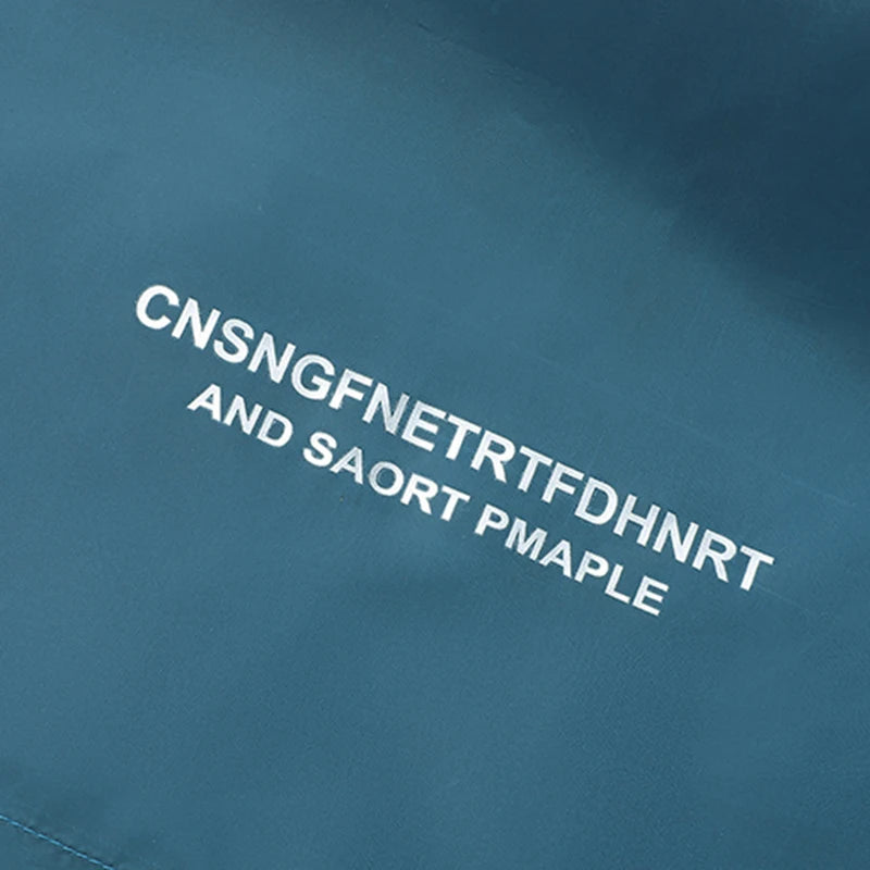 Summer New Ice Silk Hooded Sunscreen Clothing Thin Section Of Ultraviolet Breathable Printed Jacket Fashion Outdoor Men's