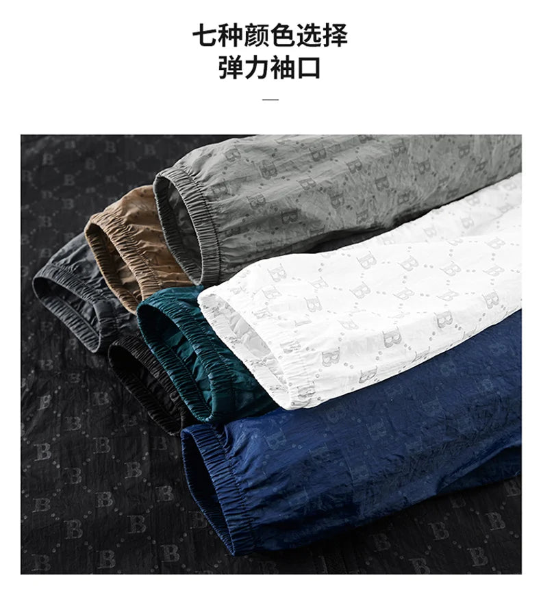 Men Thin Summer Cycling jacket Sun Protection jacket Moutain Hiking Fishing Casual Windbreaker Quick Drying Sports Hooded Coat